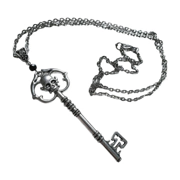 Punk Skeleton Key Necklace – Alloy Pendant
